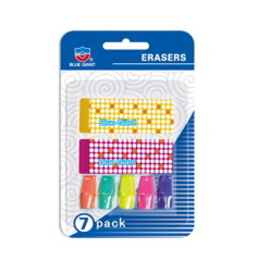 Colorful Eraser and Eraser Cap