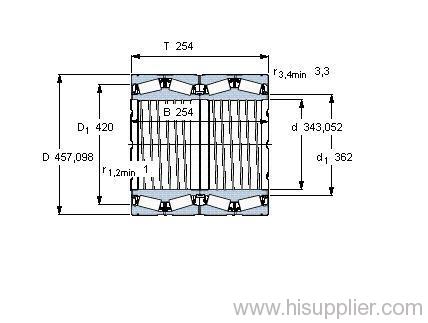 BT4B 334106 BG/HA1C300VA901 bearing