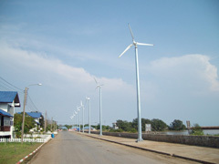 wind turbines