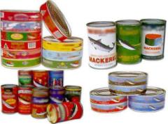 Canned mackerel scad