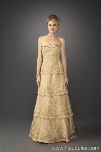 lace evening wear