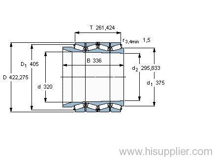 BT4B 332962/HA1 bearing