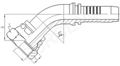 BSP FEMALE FLAT SEAL