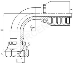 garden hose swivel fitting