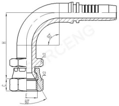 JIS GAS FEMALE CONE SEAT SEALs