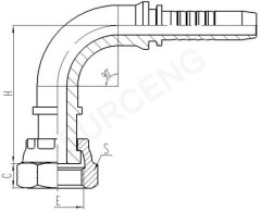 fuel tank hose fitting