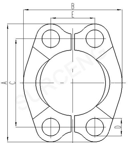 SAE SPLIT FLANGE CLAMPS 6000PSI