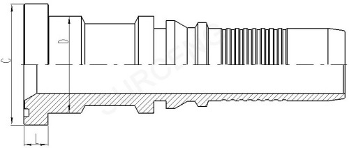 sae code 61 flange plate