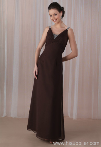 brown evening dresses