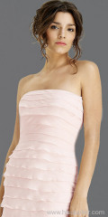 pink evening gown