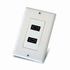 dual hdmi wall plate