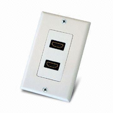 dual hdmi wall plate