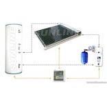 Separate pressurized solar water heater system