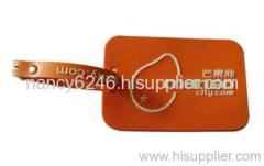 soft pvc luggage tag