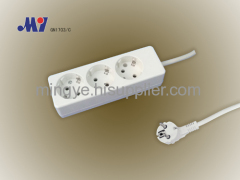 3 ways German socket
