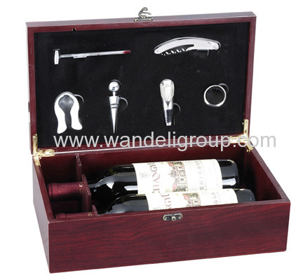 zinc alloy wine set