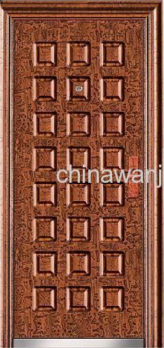 relief imitation copper door