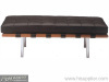 barcelona bench ,leather barcelona bench,modern leather bench