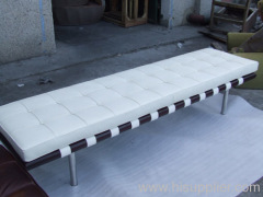 barcelona bench ,leather barcelona bench,modern leather bench