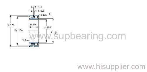 NNU 4121 M/W33 bearing