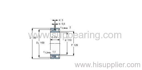 NNU 4122 M/W33 bearing