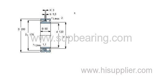 NNU 4124 M/W33 bearing