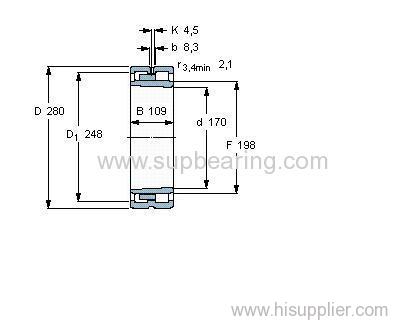 NNU 4134 K30M/W33 bearing