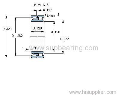 NNU 4138 M/W33 bearing