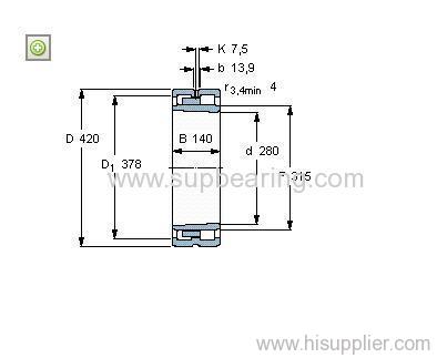 NNU 4056 KM/W33 bearing