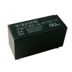 two change-over contact relay