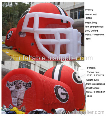 inflatable helmet tent