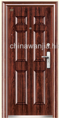 single steel door