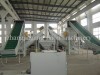 waste plastic crushing washing drying line