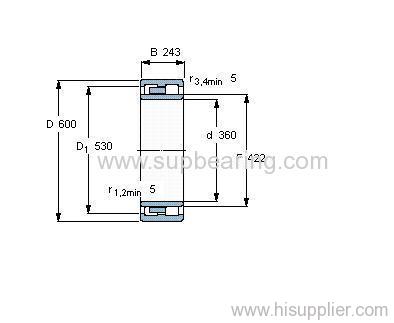 NNU 4172 M bearing