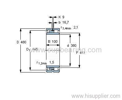 NNU 4876/W33 bearing