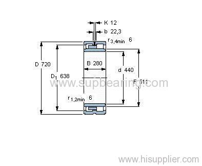 NNU 4188 M/W33 bearing