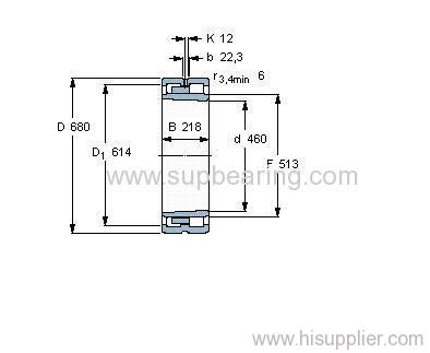 NNU 4092 M/W33 bearing