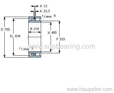 NNU 4096 M/W33 bearing