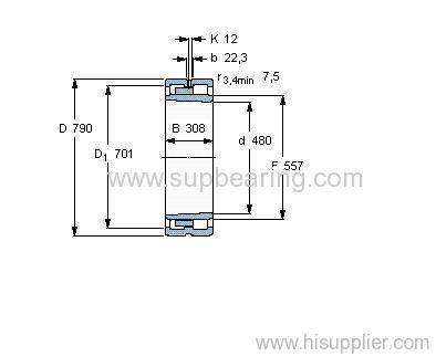 NNU 4196 K30M/W33 bearing