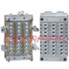 24 Cavity PET Preform Moulds Hot Runner(Shut-Off Nozzle)