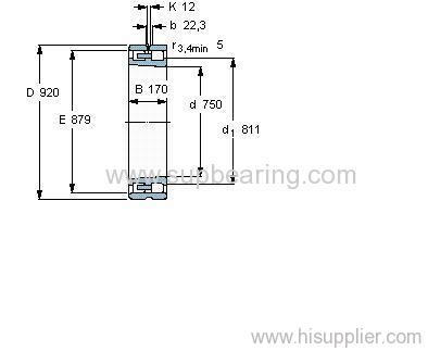 NN 48/750 K30/HB1W33 bearing