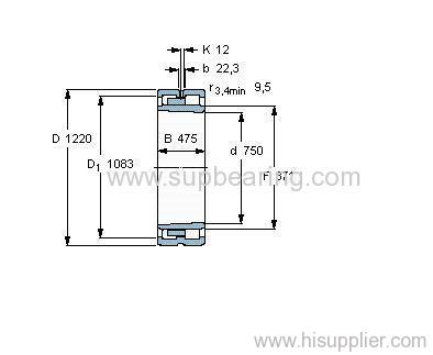 NNU 41/750 K30M/W33 bearing