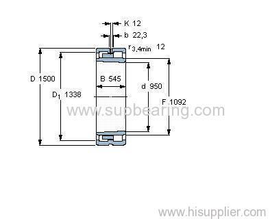 NNU 41/950 K30M/W33 bearing