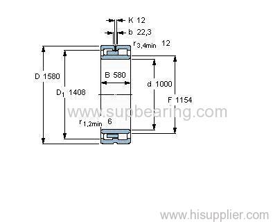 NNU 41/1000 M/W33 bearing