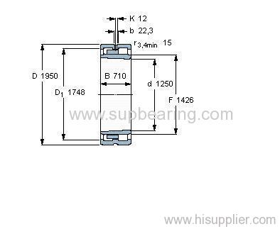 NNU 41/1250 K30M/W33 bearing