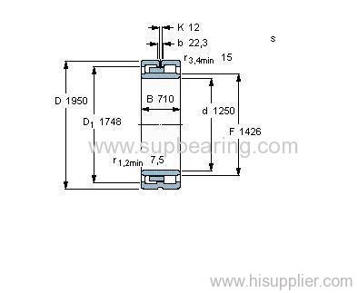 NNU 41/1250 M/W33 bearing