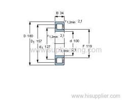 NJ 220 ECM bearing