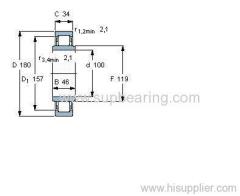 NUB 220 ECJ bearing