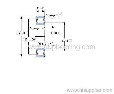 NUP 2220 ECP bearing