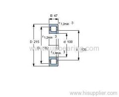 NUP 320 ECML bearing